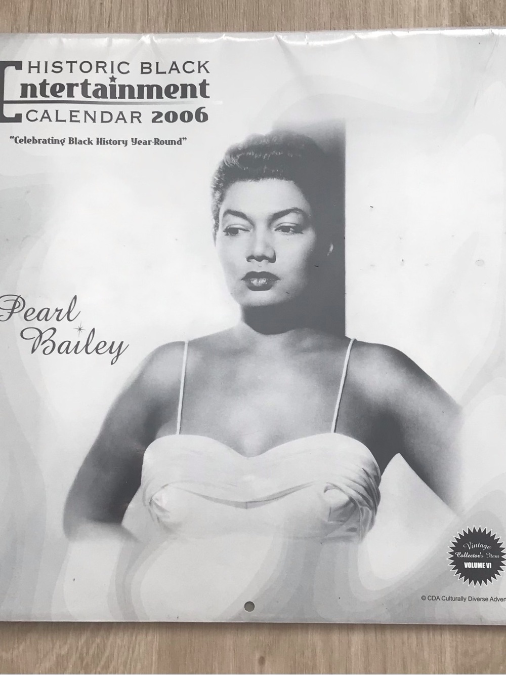 VTG HISTORIC BLACK ENTERTAINMENT 2006 CALENDAR - BLACK ENTERPRISE MAGAZINE - NEW
